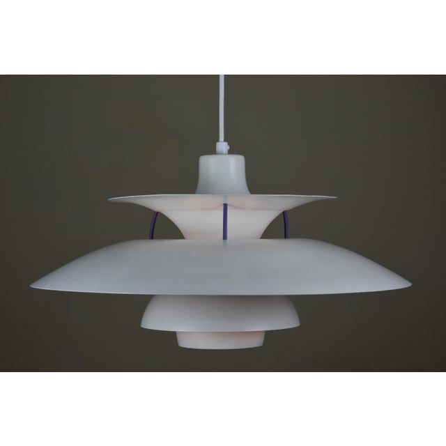 1960s Early PH 5 Pendant Lamp with Spring Frame by Poul Henningsen for Louis Poulsen, Denmark, 1960s For Sale - Image 5 of 12