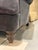 Blue Ethan Allen Hyde Sofa in Camby Indigo Performance Fabric With Nickel Nailhead Trim For Sale - Image 8 of 10