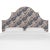 Transitional Halsted Headboard in Navy Blush Loiret, King For Sale - Image 3 of 6