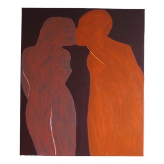 Bodasca, A Kiss, 2026, Acrylic on Canvas For Sale