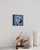 Inflatable Flamingo I by Andreas Claussen | Oil on canvas Pink flamingo with black accent. For Sale - Image 4 of 5
