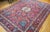 Vintage Persian Tabriz Rug, Hand-Knotted Wool, Garden Floral Pattern, Crimson & Turquoise, 11x15 For Sale - Image 11 of 18