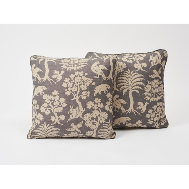 A charming of-the-moment print, Woodland Silhouette is inspired by an early 20th century document. It is printed on a...