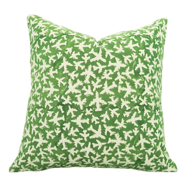 Fabdivine Handmade Block Printing Thick Cotton Lumber Pillow Covers -12x20 Inches -Pushpak Vimaan Abstract Design For Sale