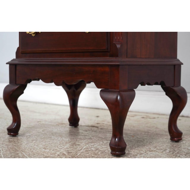 Colonial Mahogany 6 Drawer Lingerie High Chest For Sale - Image 9 of 15