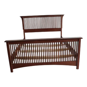 Stickley Style Reproduction Quartersawn Oak Bed/Queen