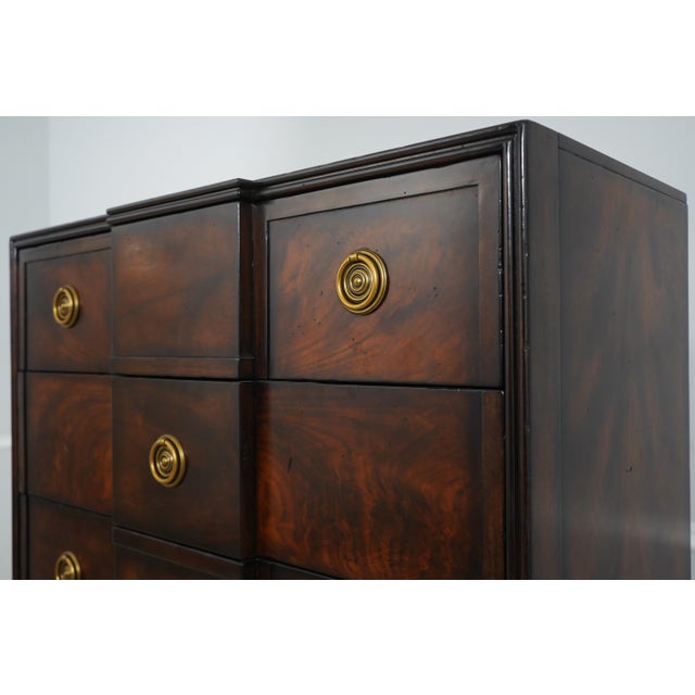Humphrey Bogart 6 Drawer Mahogany High Chest For Sale - Image 10 of 13