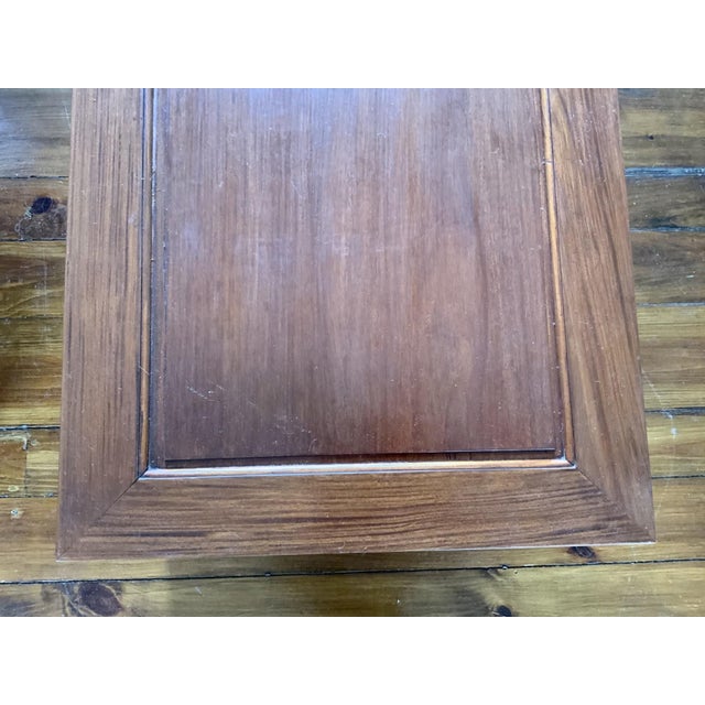 Early 20th Century George Zee Rectangular Chinese Elmwood Ming Style ...