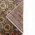 Antique Cappadocia Turkish Rug 4x7 – Diamond Floral Geometric Design in Red & Blue For Sale - Image 4 of 5