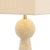 Mid-Century Modern Konav Table Lamp in Travertine from PC Collection For Sale - Image 3 of 5
