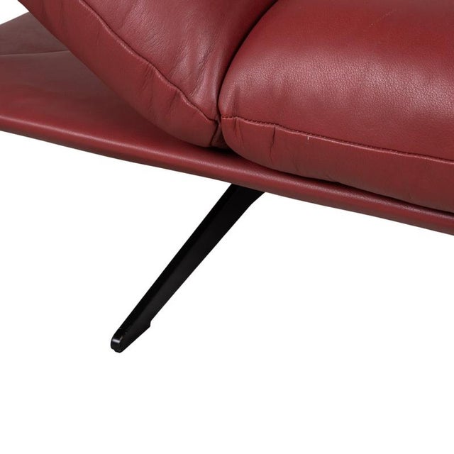 Francis 2-Seater Sofa in Red Leather from Koinor For Sale - Image 10 of 18