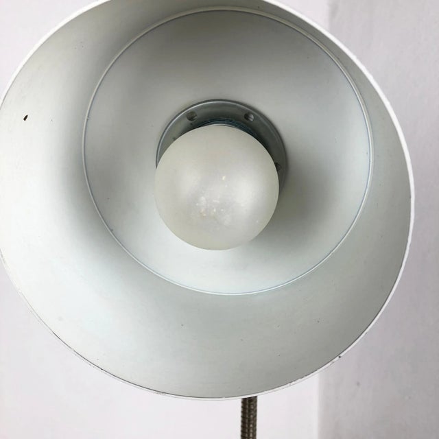 German Modernist Metal Table Light attributed to SIS Lights, 1960s For Sale - Image 12 of 15