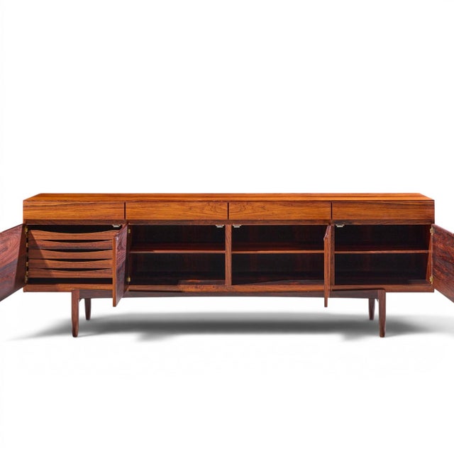 Kofod Larsen for Faarup Møbelfabrik Mid Century Danish Rosewood Credenza For Sale - Image 10 of 11