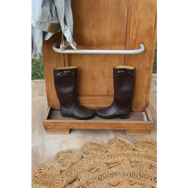 1930s Art Deco Oak Coat Rack, 1930s For Sale - Image 5 of 10