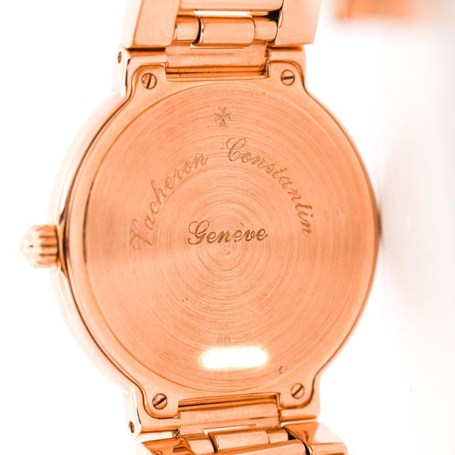 Metal Vacheron Constantin Sovereign 18k Rose Gold 32mm Watch For Sale - Image 7 of 11