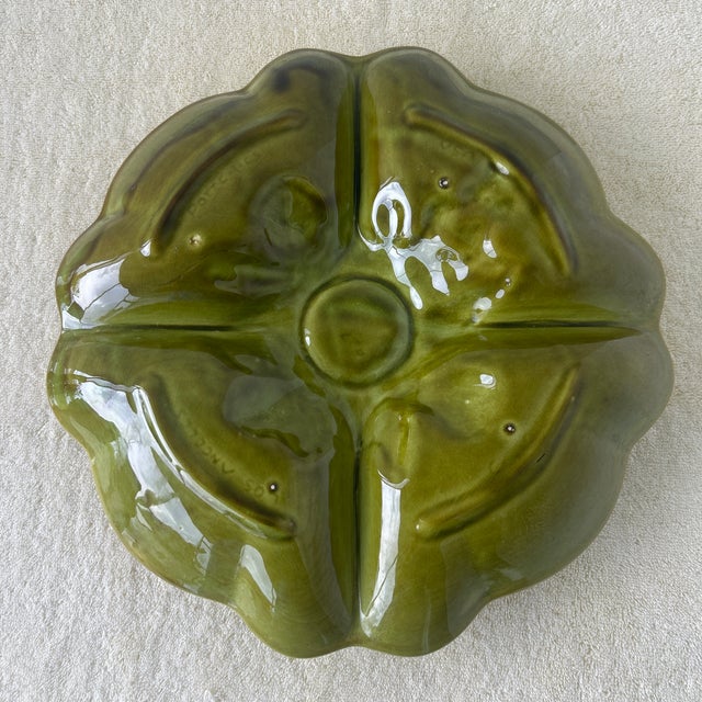 1960s Vintage Los Angeles Pottery Serving Platter For Sale - Image 5 of 9