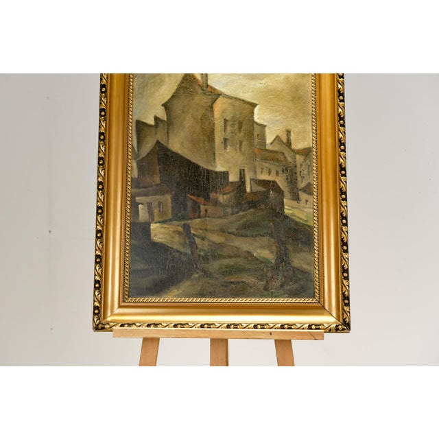 City View Berlin Street, 1925, Oil on Cardboard, Framed For Sale - Image 4 of 9