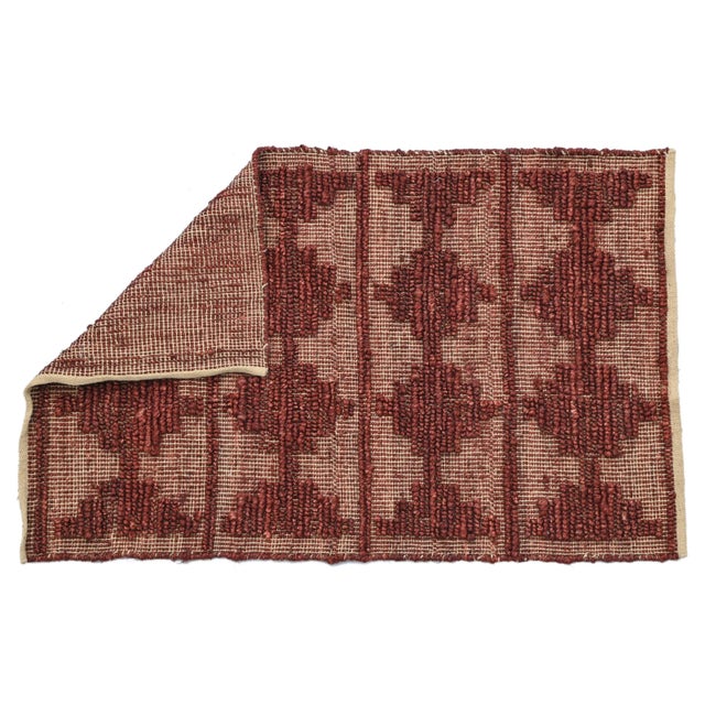 Boho Chic Cruz Jute Rug, 3x8 For Sale - Image 3 of 5