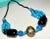 Berber Moroccan egg necklace decorated with crescent moon enamel colors. The necklace also consists of rare vibrant...