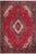 Shabby Chic Persian Tabriz Red/Purple Wool Rug - 9'2'' X 12'7'' For Sale - Image 10 of 10