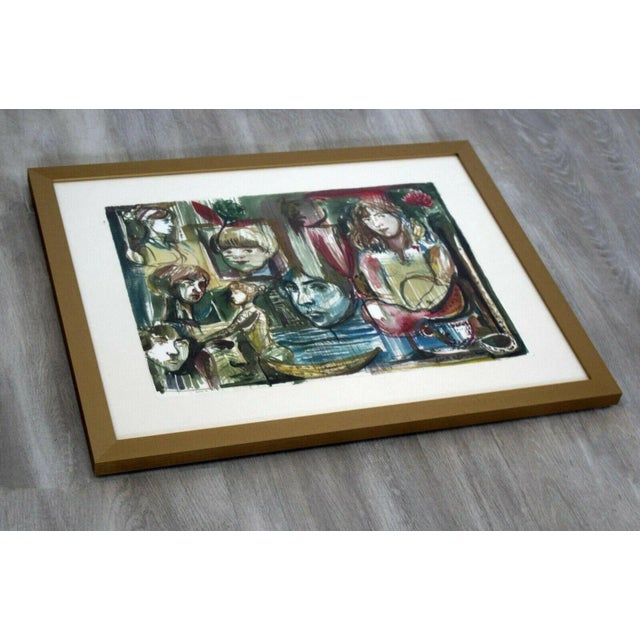 Contemporary Contemporary Watercolor Various Portraits For Sale - Image 3 of 5