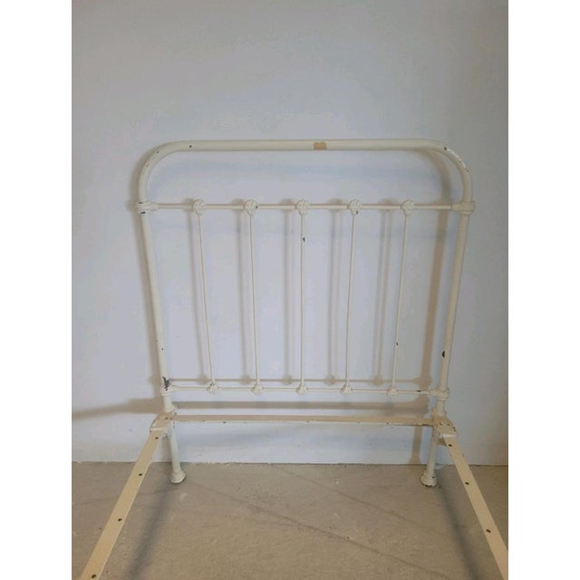 Antique Style Wrought Iron Bed, 1950s For Sale - Image 7 of 12
