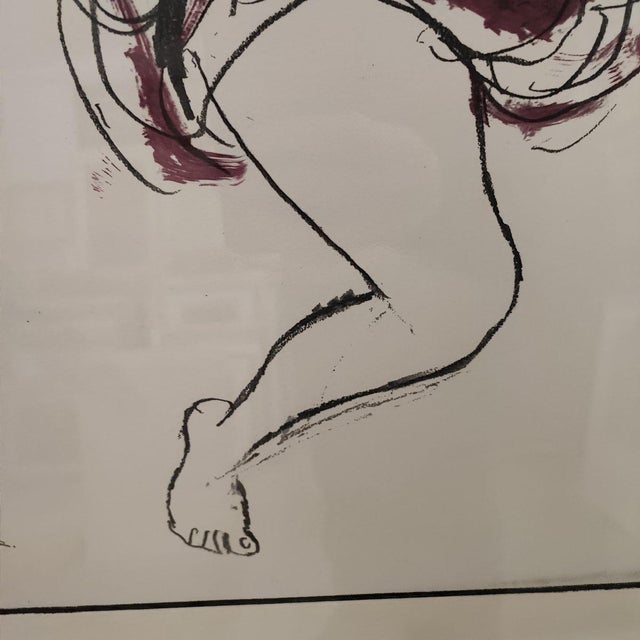 Renato Guttuso, Untitled, Paper, Framed For Sale - Image 3 of 8