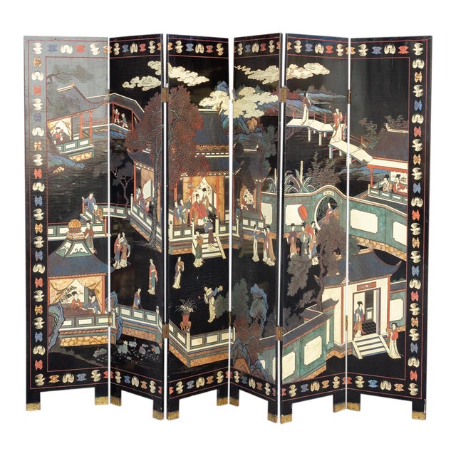 Antique Chinese Coromandel Screen Chairish