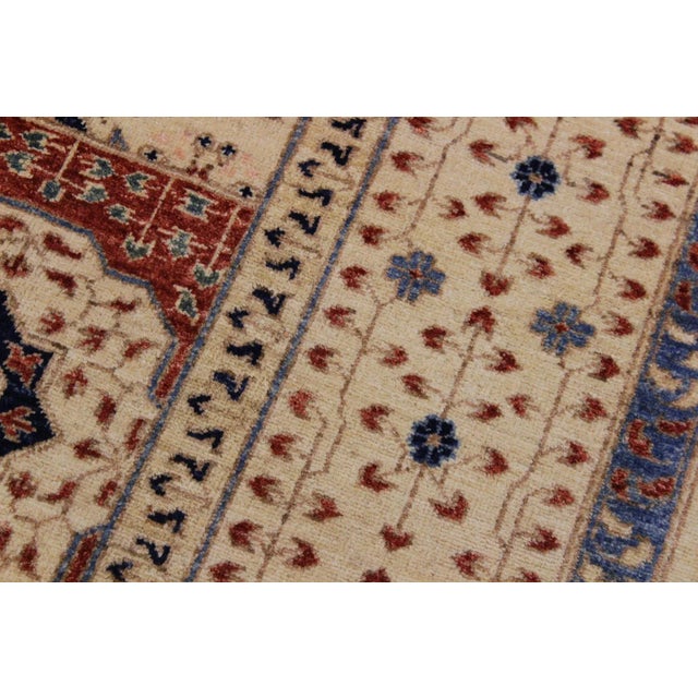 1990s 1990s Shabby Chic Rustic Ivory Wool Rug - 8′1″ × 10′2″ For Sale - Image 5 of 8