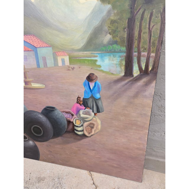 Latin American Street Scene by Agusto Brocca For Sale - Image 4 of 9