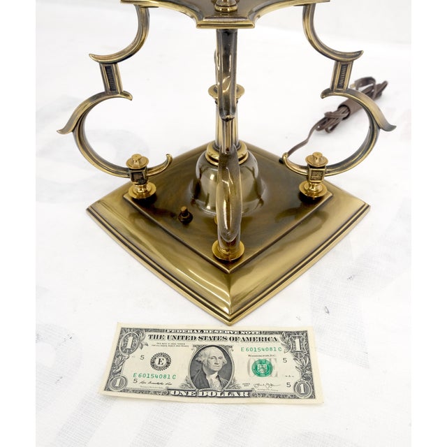 Mid-Century Modern Like NEW Fine Stifel Brass Table Lamps Mid Century Modern - A Pair For Sale - Image 3 of 12