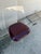 Vintage Hollywood Regency Sculptural Lucite Swivel Dining Chairs With Burgundy Seats – Set of 4 For Sale - Image 9 of 12