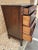 Vintage Federal Style Mahogany Carved Tall Chest of Drawers. Circa 1930s. For Sale - Image 9 of 10