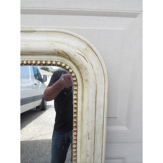 Antique French Painted Louis Philippe Mirror For Sale In San Francisco - Image 6 of 16