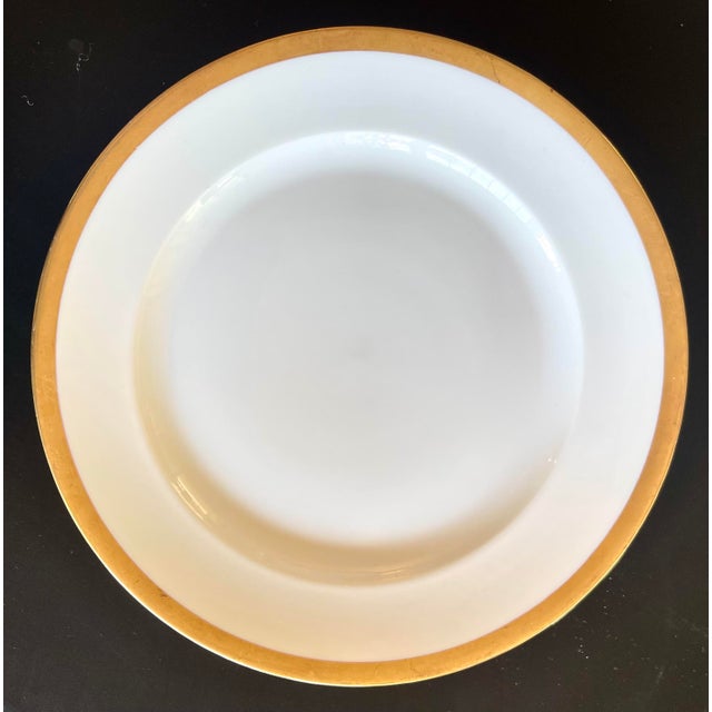 English 19th C. Limoges Gilt Rimmed Plates, Set of 10 For Sale - Image 3 of 8
