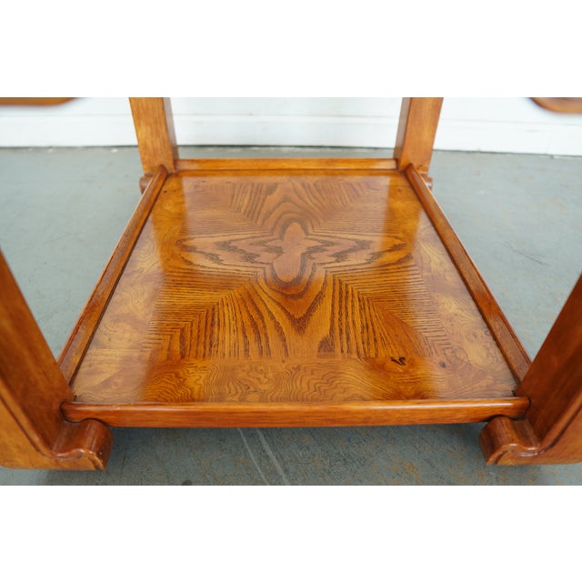 Vintage Century Furniture Burlwood End Table For Sale - Image 14 of 15