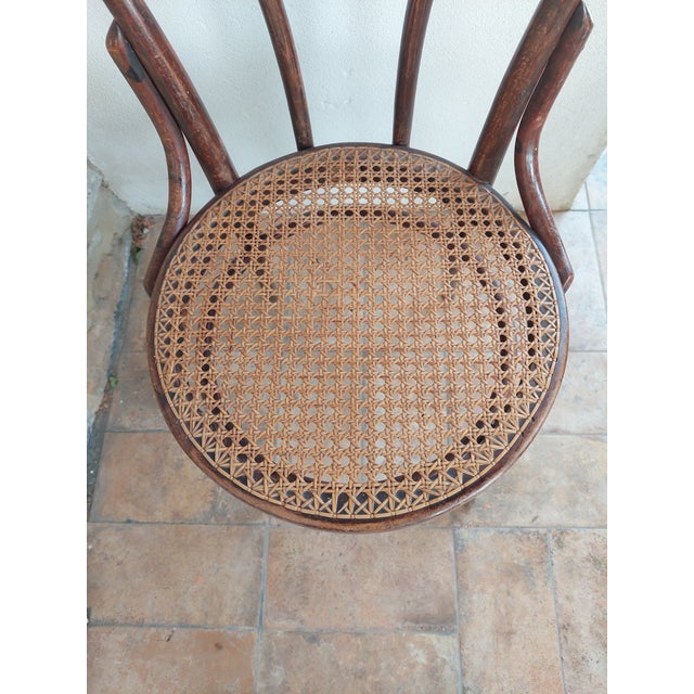 Italian Bentwood Bistro Chairs from Sautto and Liberale, 1940s, Set of 2 For Sale - Image 18 of 18