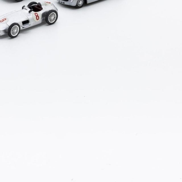 Miniature Mercedes Cars, Set of 9 For Sale - Image 5 of 6