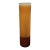 Mid 20th Century Tall Amber Glass Cylinder Vase For Sale