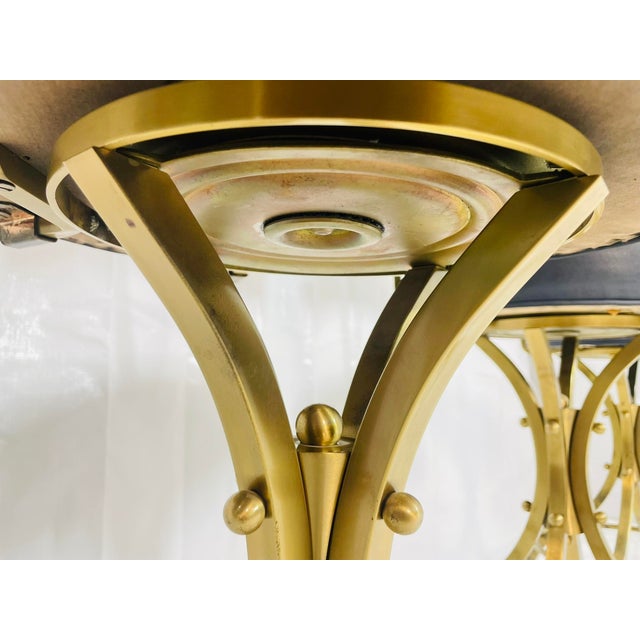 Set of 3 Attributed to Charles Hollis Jones “Sinatra” Solid Brass Swivel Bar Stools, Usa 1960's For Sale - Image 13 of 18