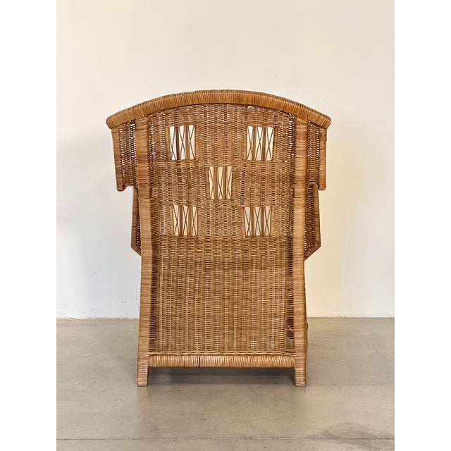 Ascona Wicker Armchair by Vivai Del Sud, 1970s For Sale - Image 6 of 18