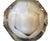 Large Murano White Glass Vase With Clear Faceted Knop, Italy, Circa 1970's. For Sale In Los Angeles - Image 6 of 7
