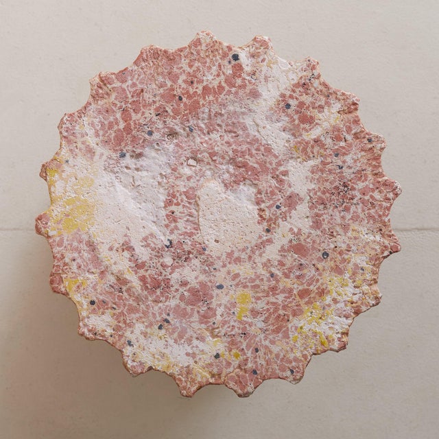 1940s Italian Neoclassical Scagliola Marble Fluted Pedestal, 1940s For Sale - Image 5 of 7