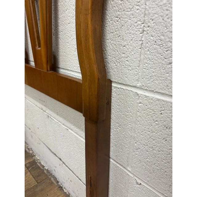 Wood Vintage Full Size French Provincial Style Headboard For Sale - Image 7 of 10