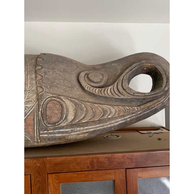 1960s Papua New Guinea Drum Tribal Use For Sale - Image 10 of 12