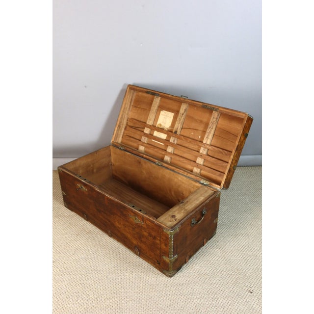 Marine Chest, 19th Century For Sale - Image 11 of 12