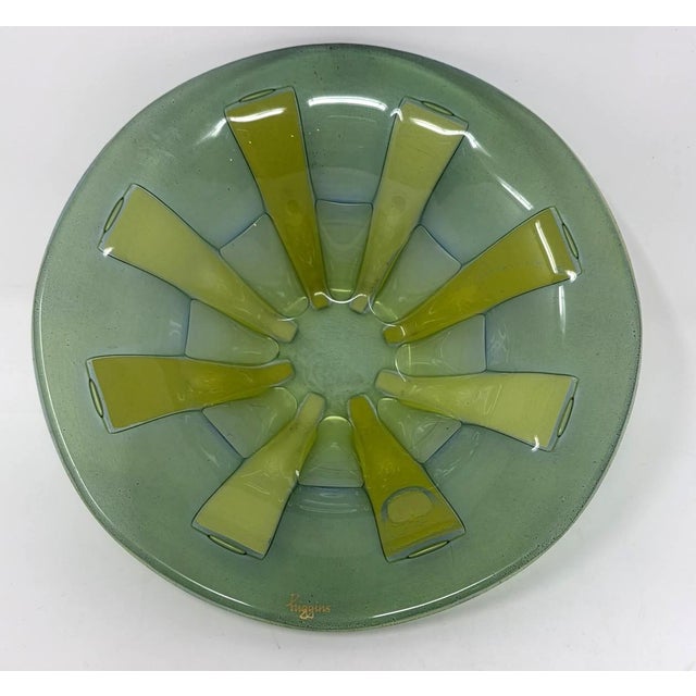 Higgins Glass Higgins Art Glass Bowl - Vintage For Sale - Image 4 of 4