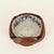 Curved Nova Ashtray in Brown Leather and Cut Crystal from Tecno, Italy, 1950s For Sale - Image 3 of 12