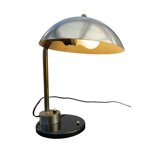 Modernist Desk Lamp by Kurt Versen for Daalderop, Netherlands, 1930s For Sale - Image 6 of 8