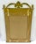1970s Vintage Provincial French Parcel-Gilt Trumeau Mirror in Green & Gold Deco For Sale - Image 9 of 12